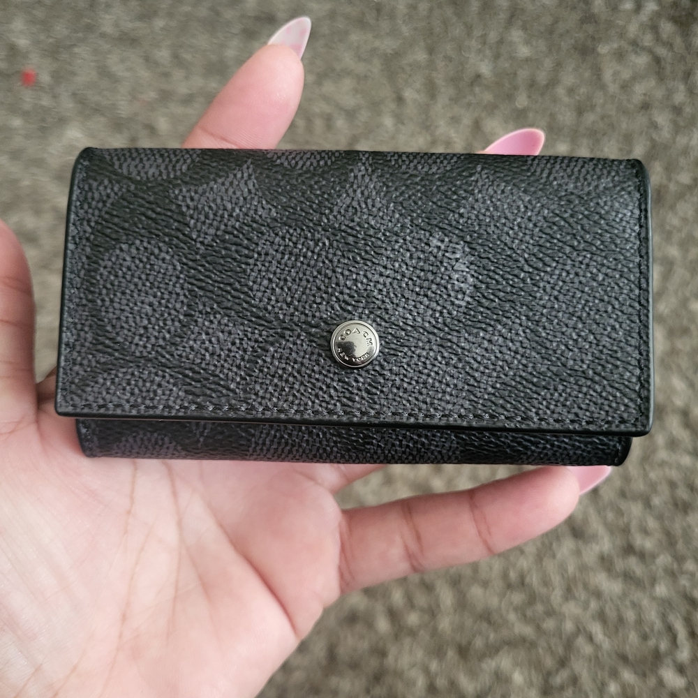 Coach Black Key Holder